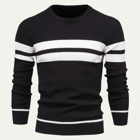 Pull-over léger en maille pour homme