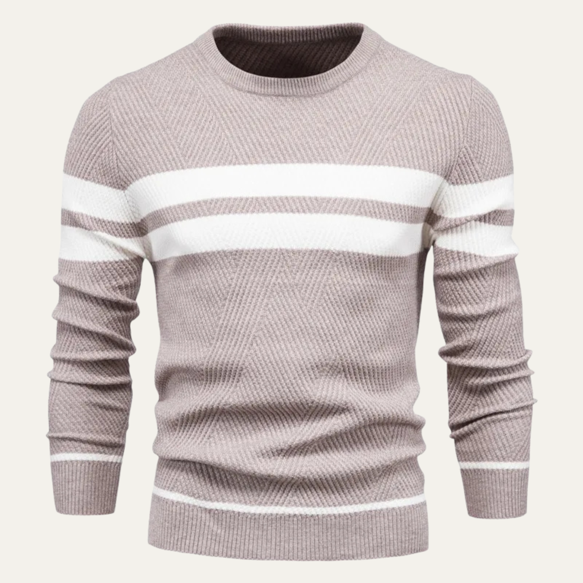 Pull-over léger en maille pour homme