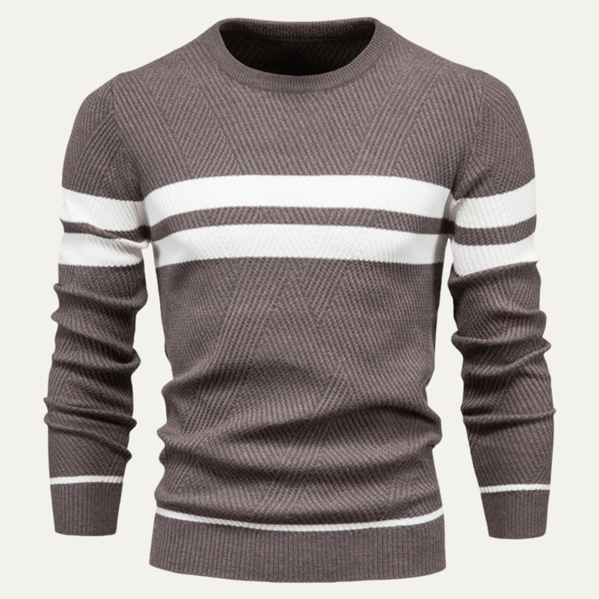 Pull-over léger en maille pour homme