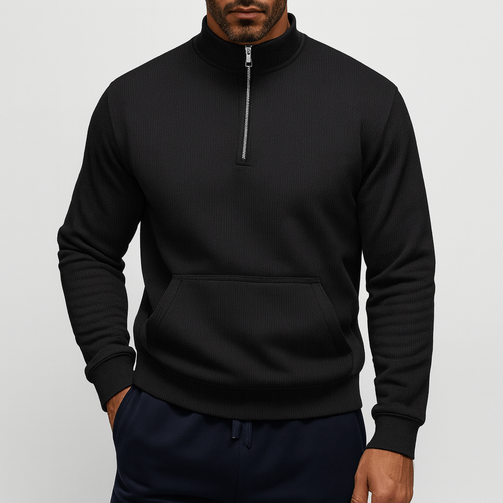 Pull à col roulé chaud pour homme