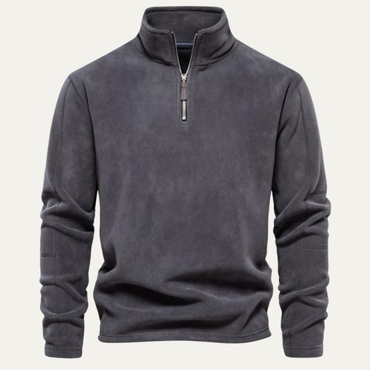 Pull à col zippé pour homme