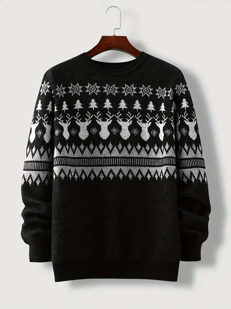 Pull de Noël Fair Isle pour homme