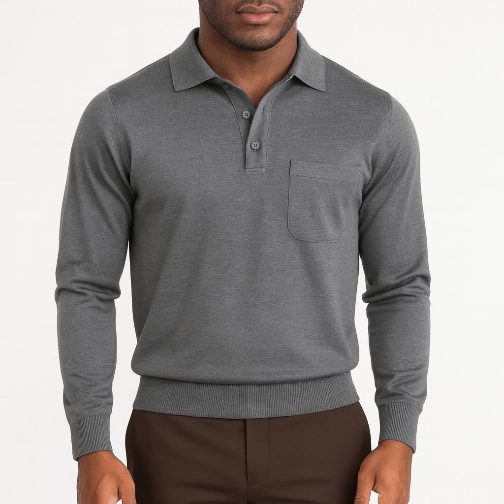 Pull en cachemire à col pour homme