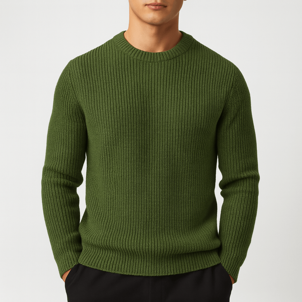 Pull en cachemire rayé pour homme
