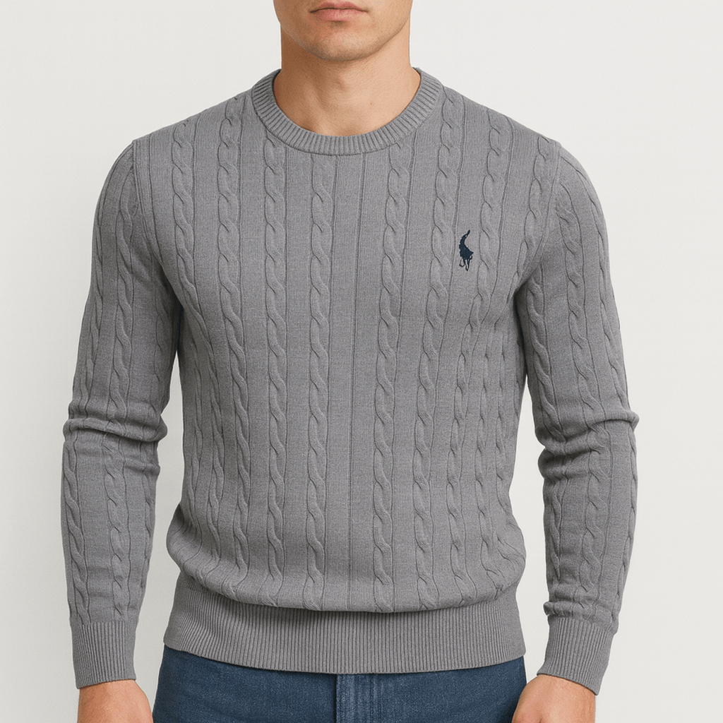 Pull en coton pour homme avec logo cerf
