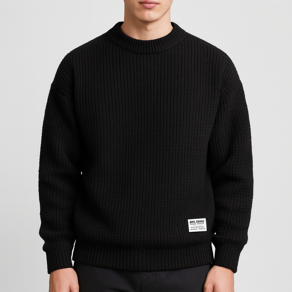 Pull en maille ample pour homme