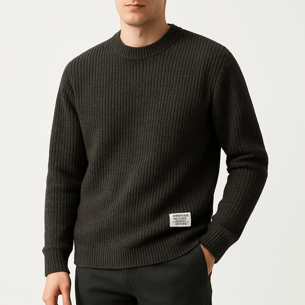 Pull en maille ample pour homme
