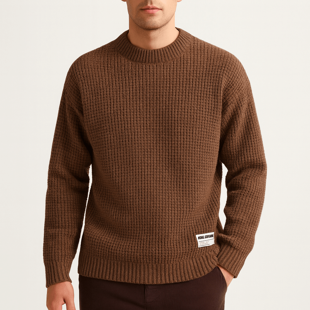 Pull en maille ample pour homme