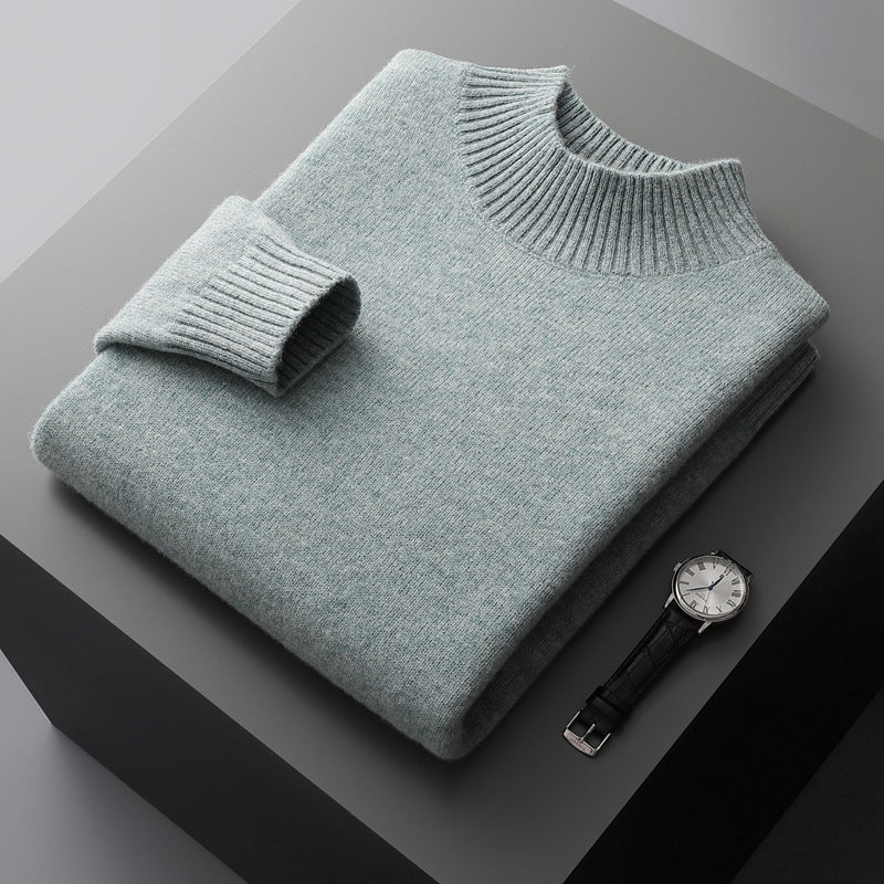 Pull en maille confortable à col rond pour homme