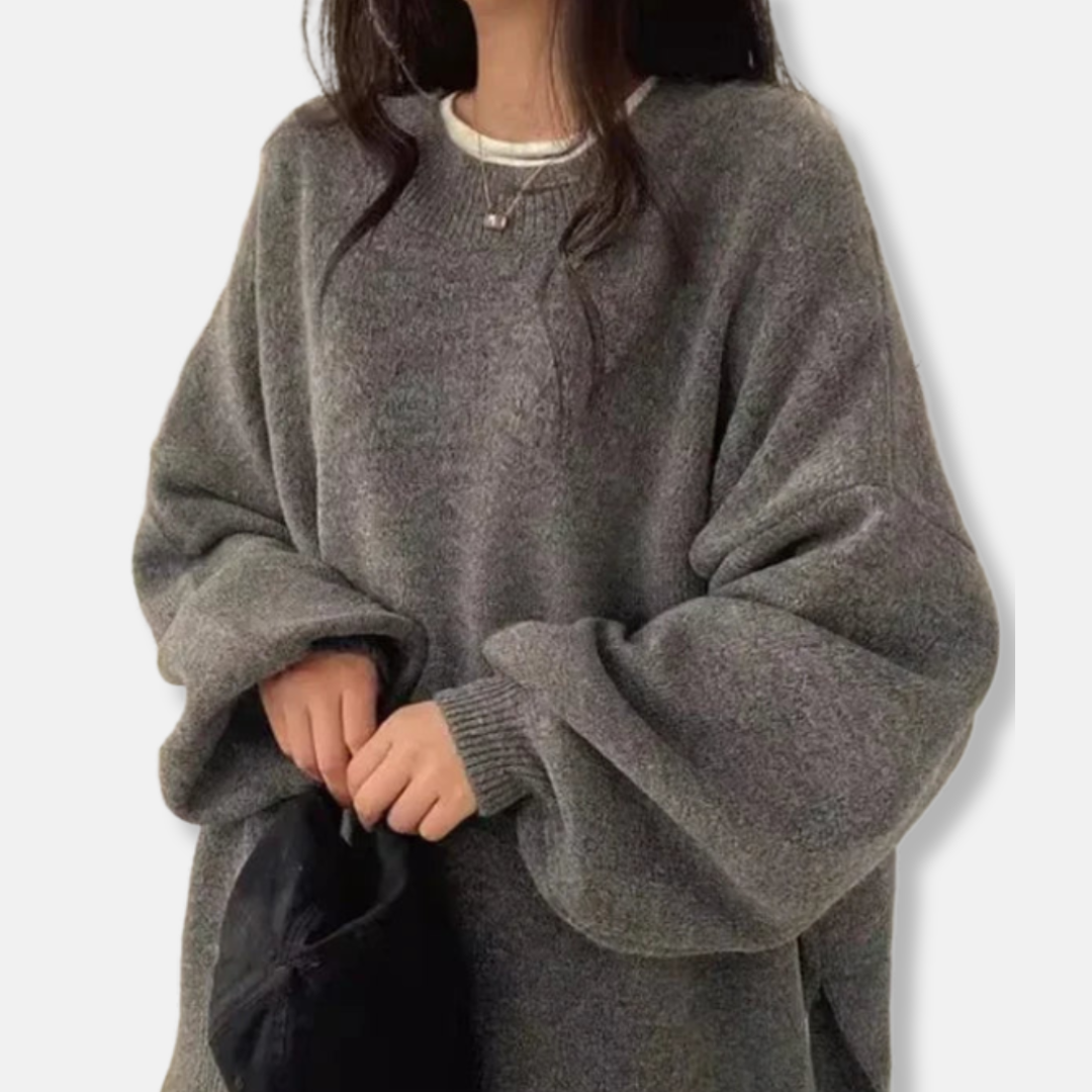 Pull en maille oversize confortable pour femme