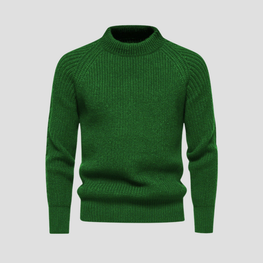 Pull en maille texturée classique pour homme