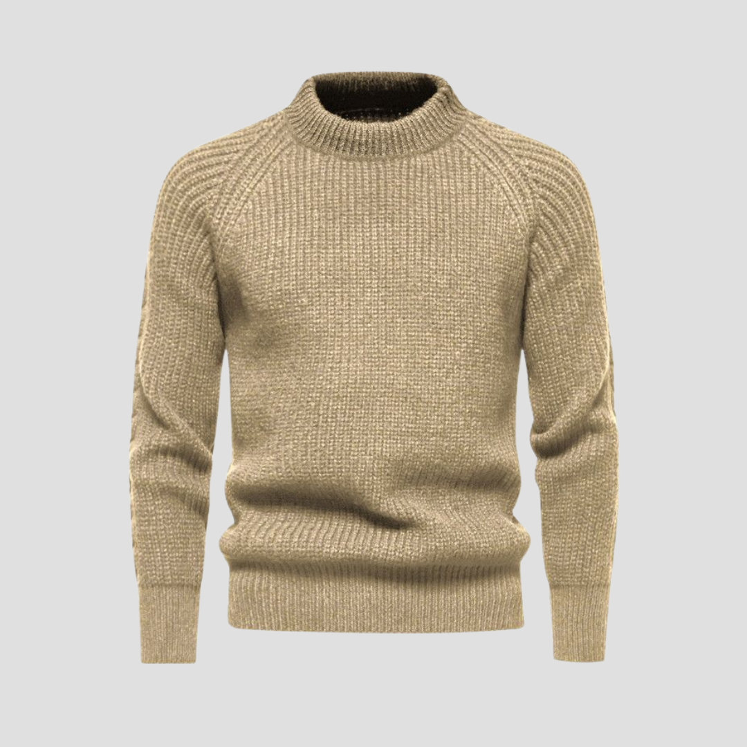 Pull en maille texturée classique pour homme