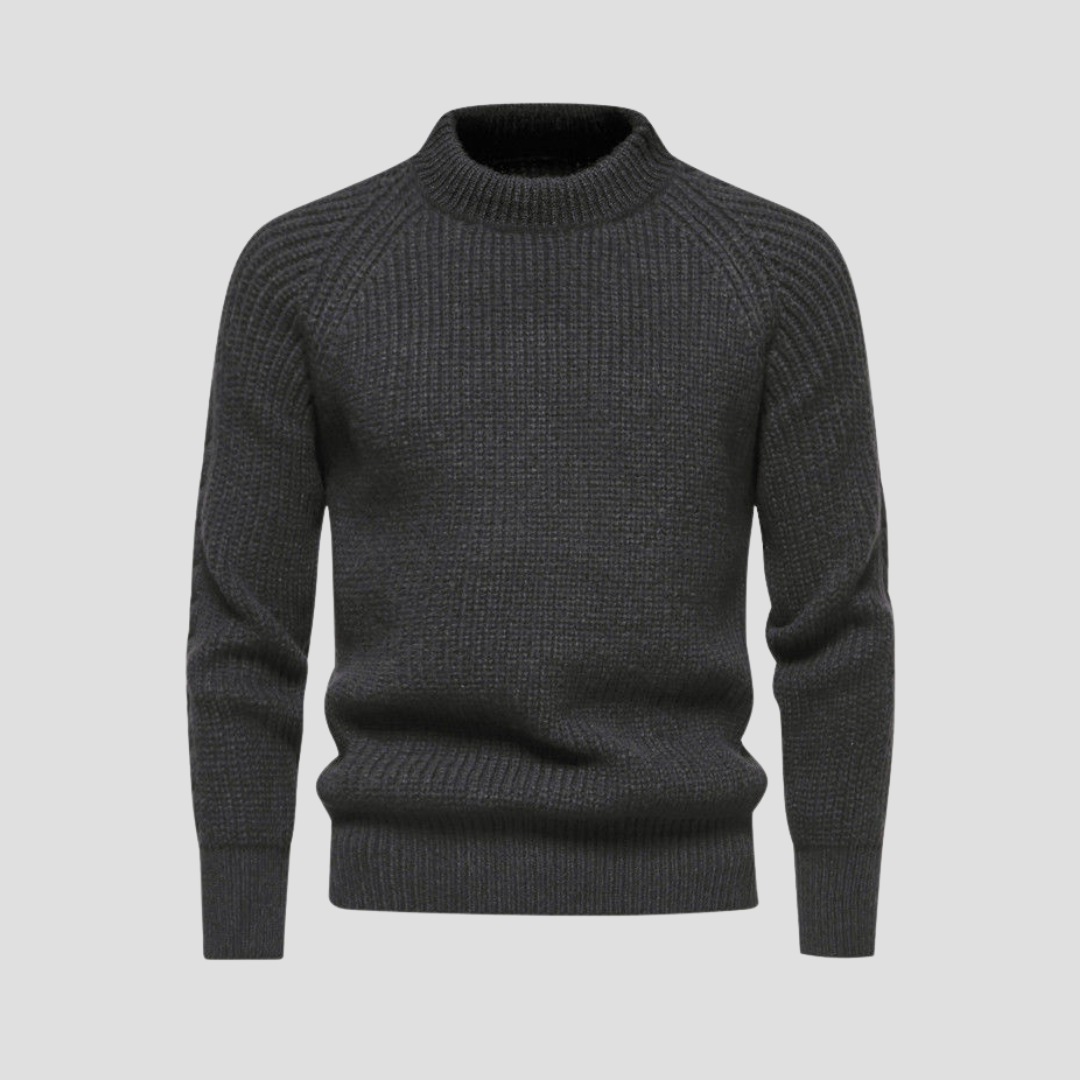 Pull en maille texturée classique pour homme
