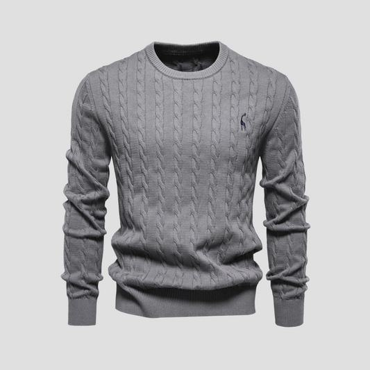Pull en maille torsadée Heritage pour homme