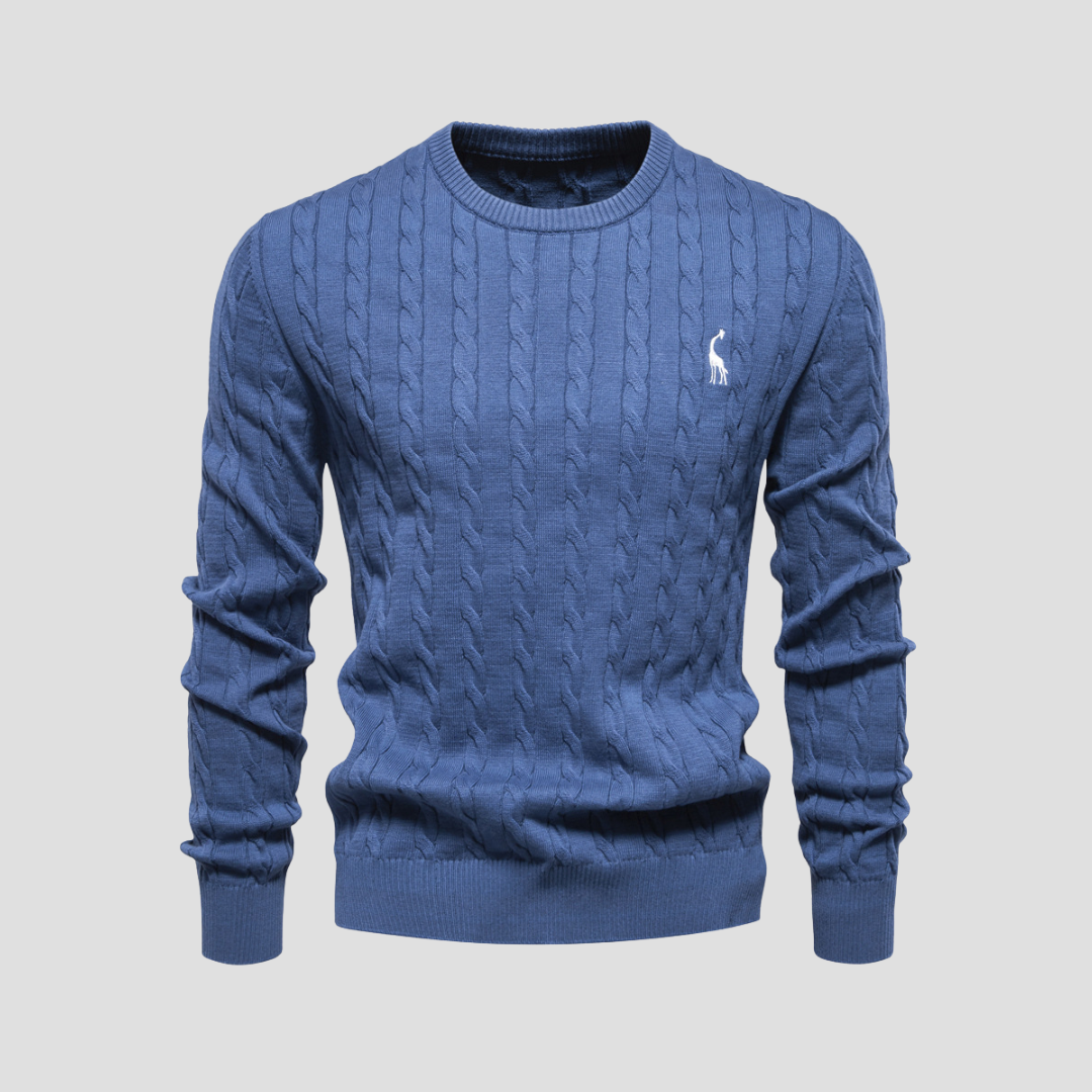 Pull en maille torsadée Heritage pour homme