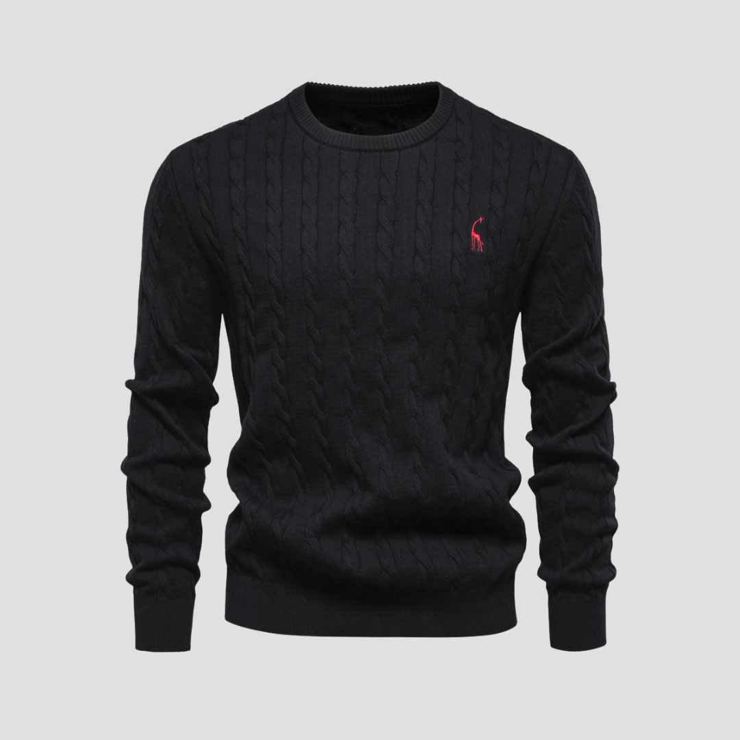 Pull en maille torsadée Heritage pour homme