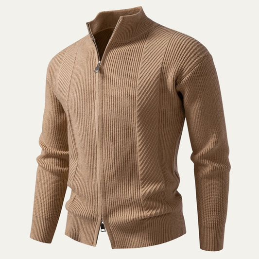 Pull polo en maille pour homme, style décontracté chic