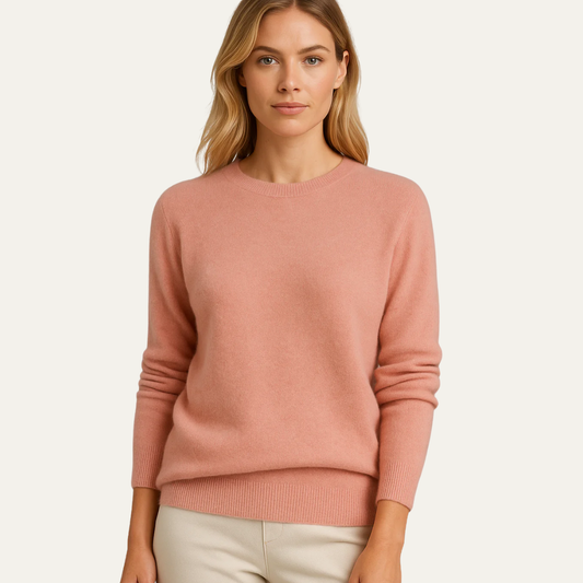 Pull rond classique pour femme