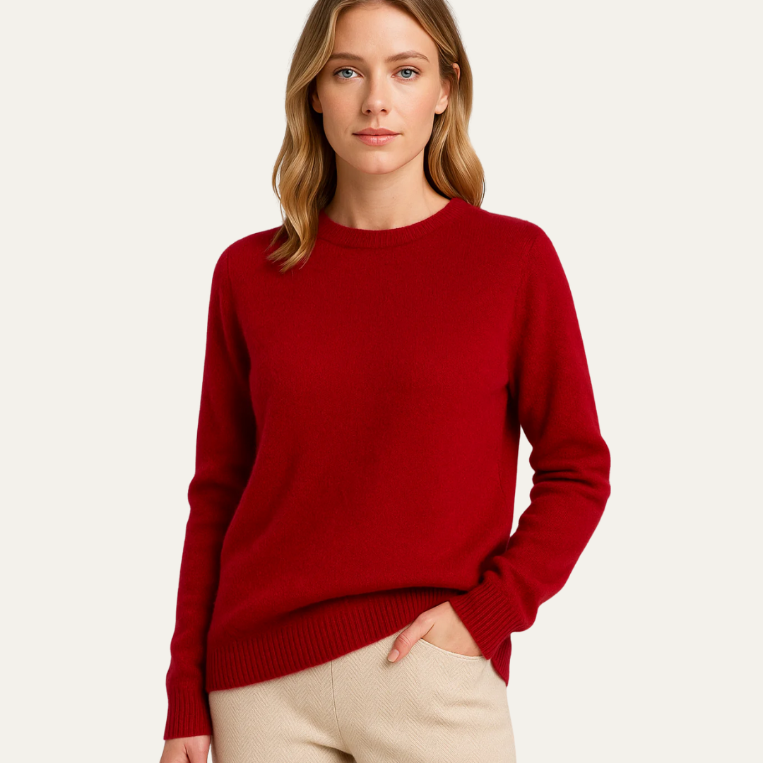 Pull rond classique pour femme