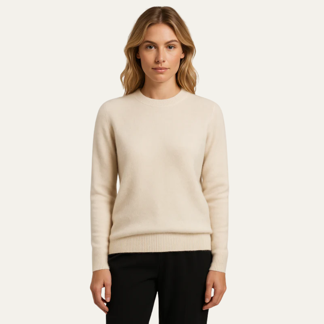 Pull rond classique pour femme