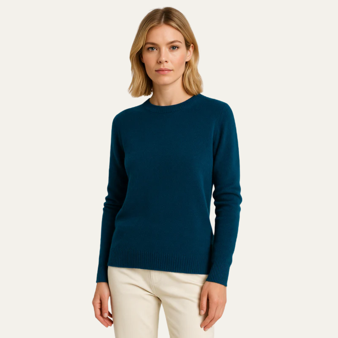Pull rond classique pour femme