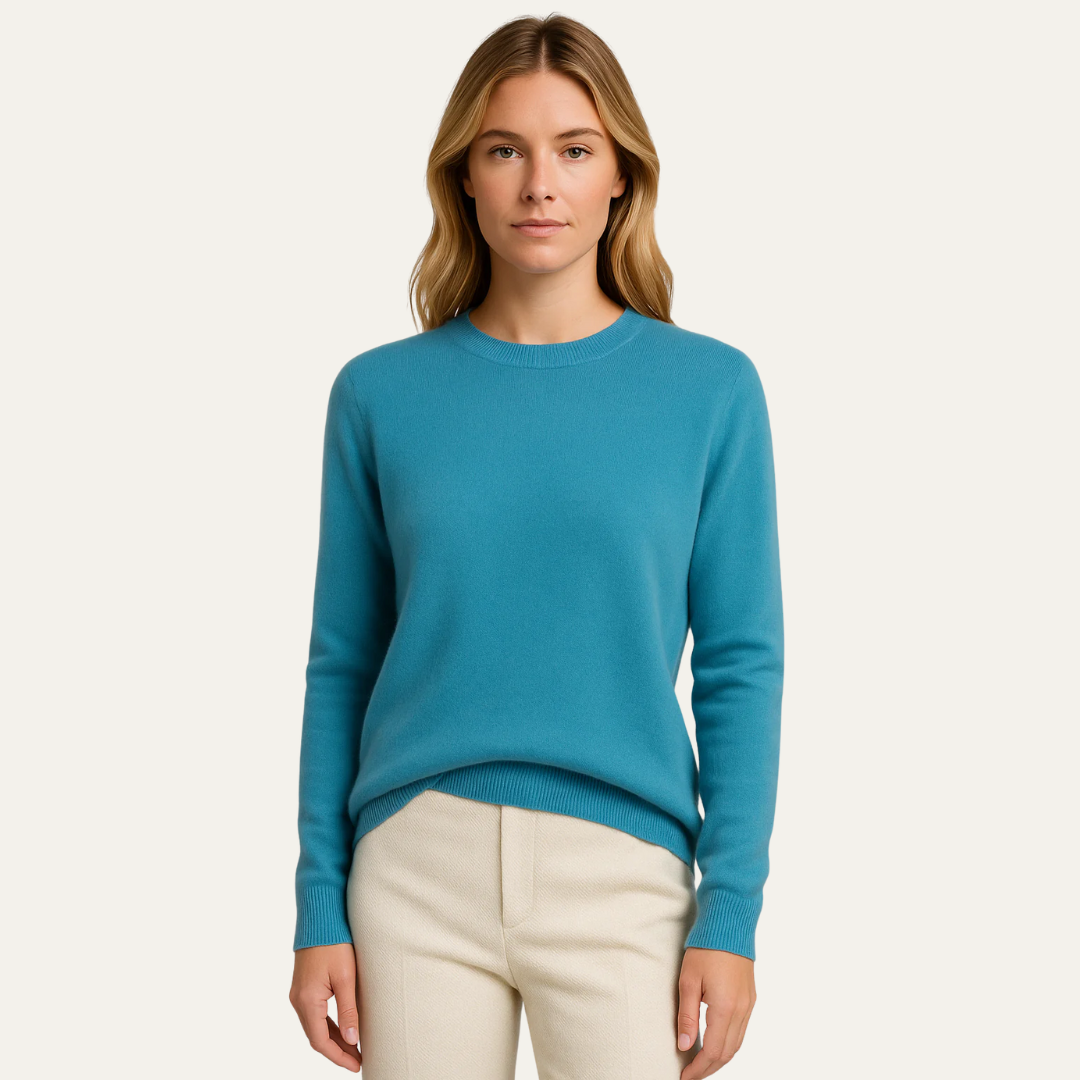 Pull rond classique pour femme