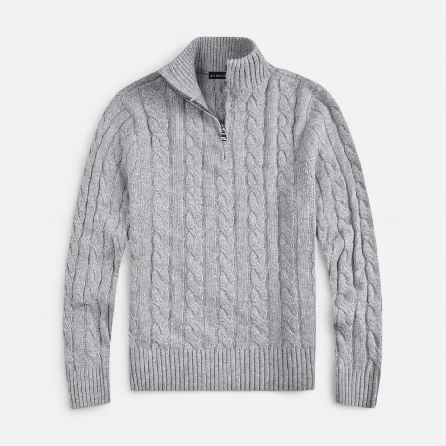 Pull texturé ouvert sur le devant pour homme