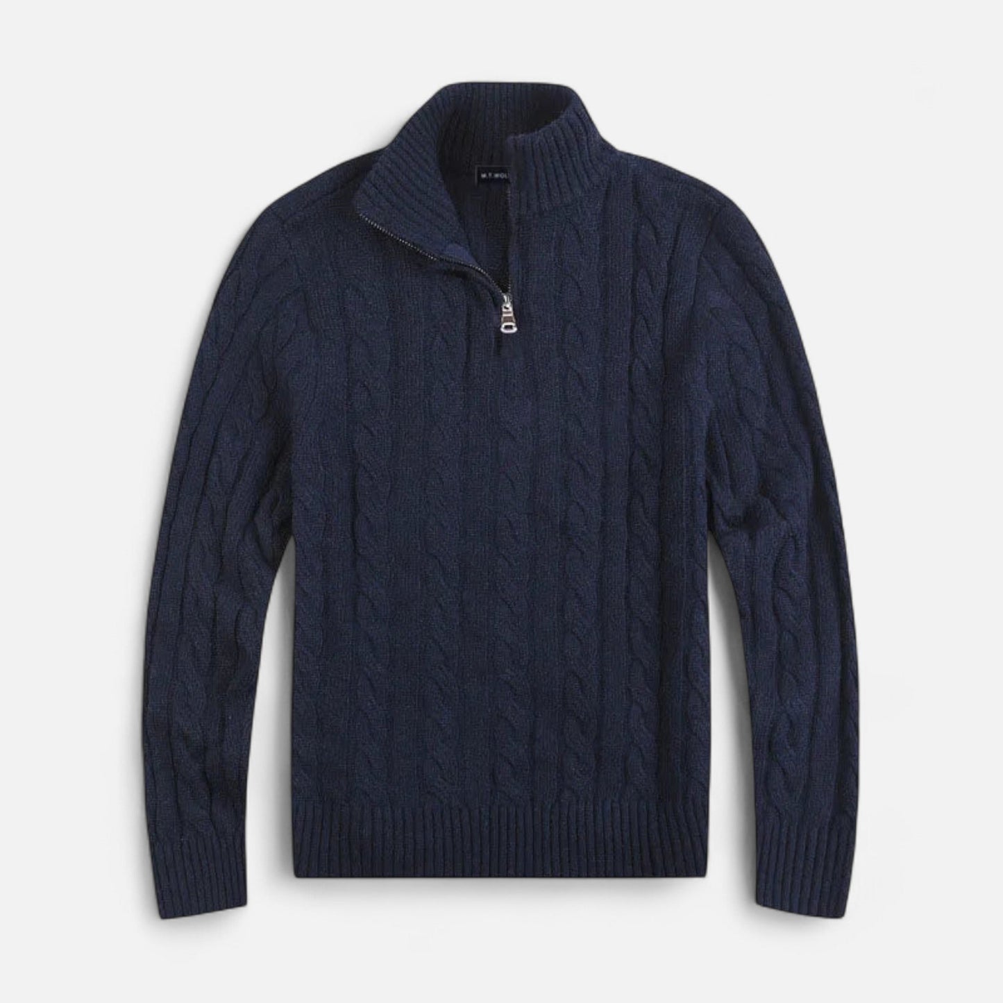 Pull texturé ouvert sur le devant pour homme