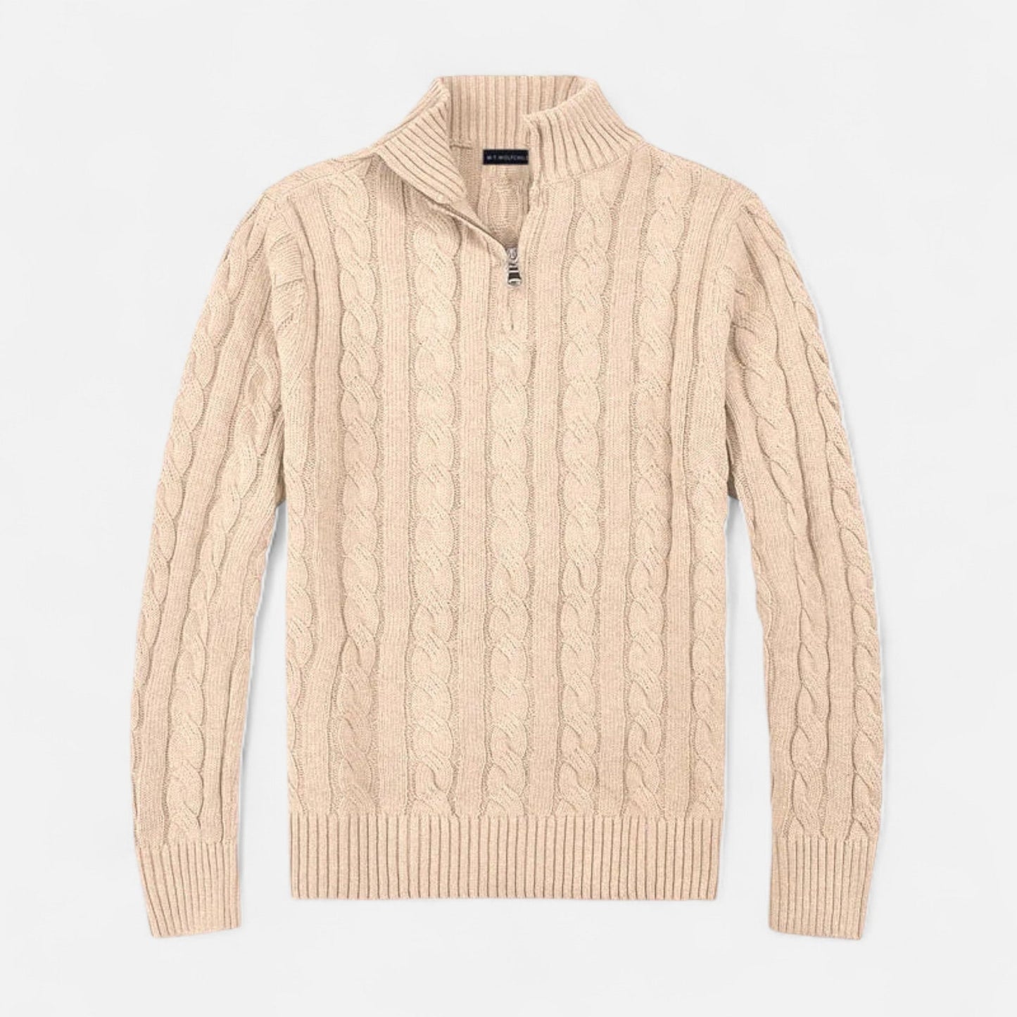 Pull texturé ouvert sur le devant pour homme