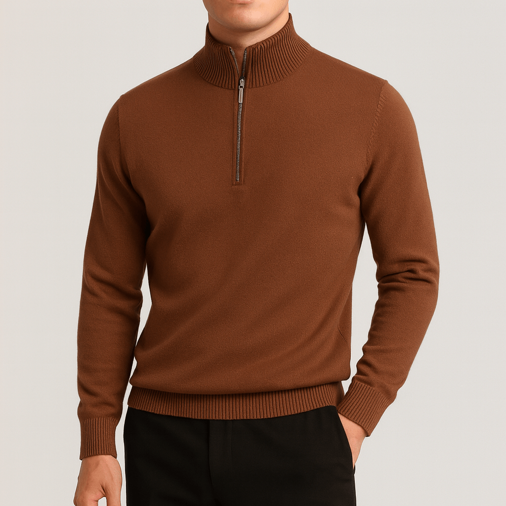 Sweat-shirt à col roulé oversize pour homme