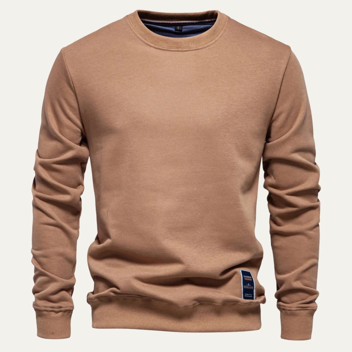 Sweat-shirt classique à col rond pour homme