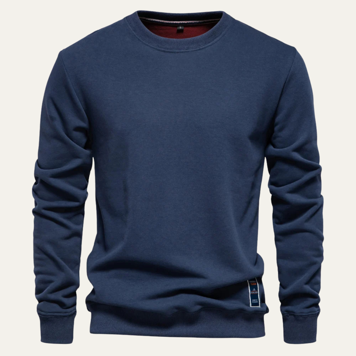 Sweat-shirt classique à col rond pour homme