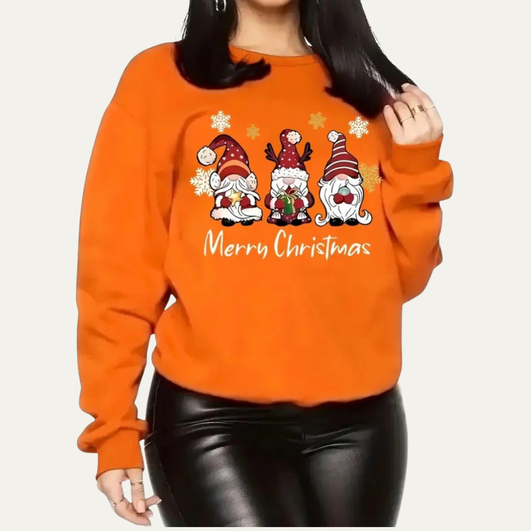 Sweat-shirt de Noël pour homme avec un gnome