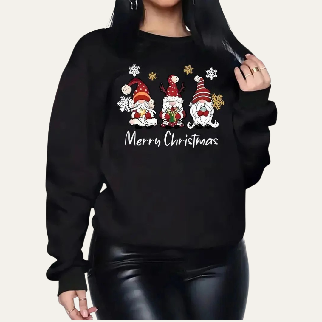 Sweat-shirt de Noël pour homme avec un gnome