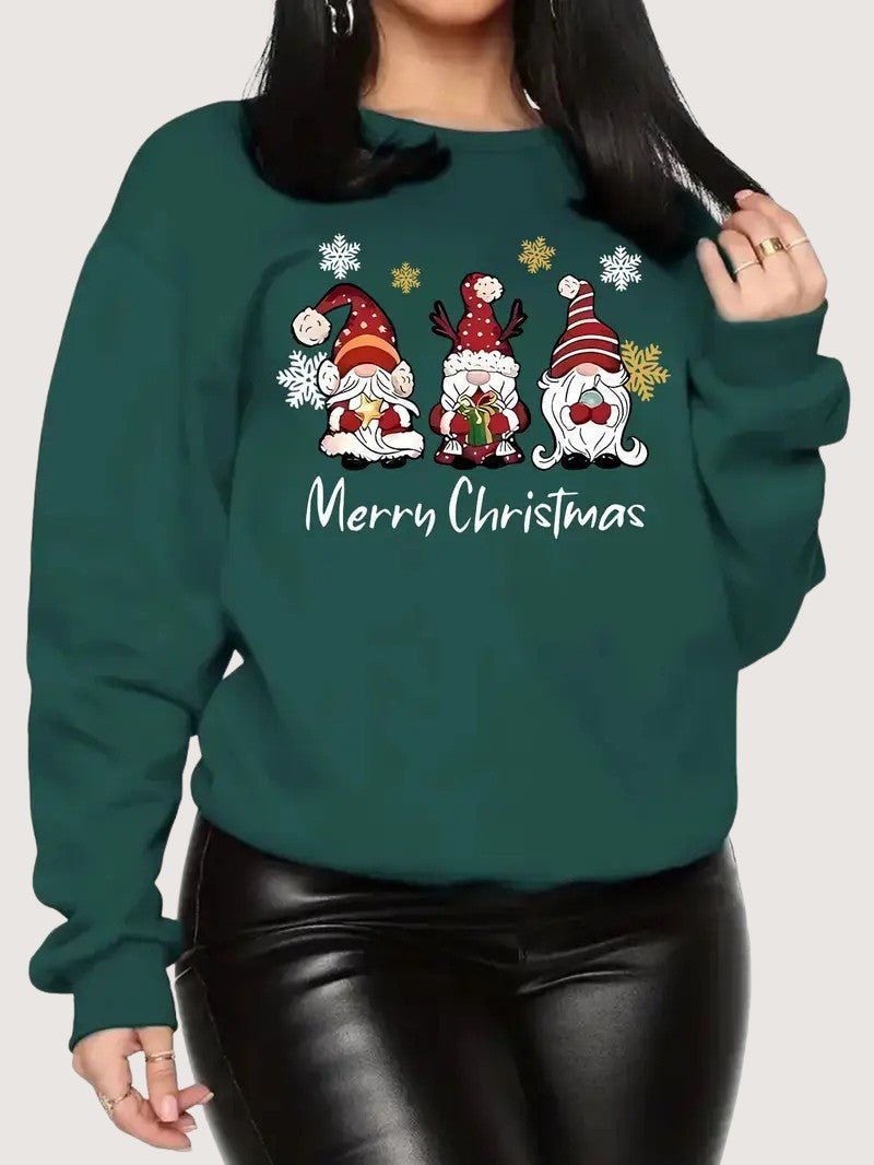 Sweat-shirt de Noël pour homme avec un gnome