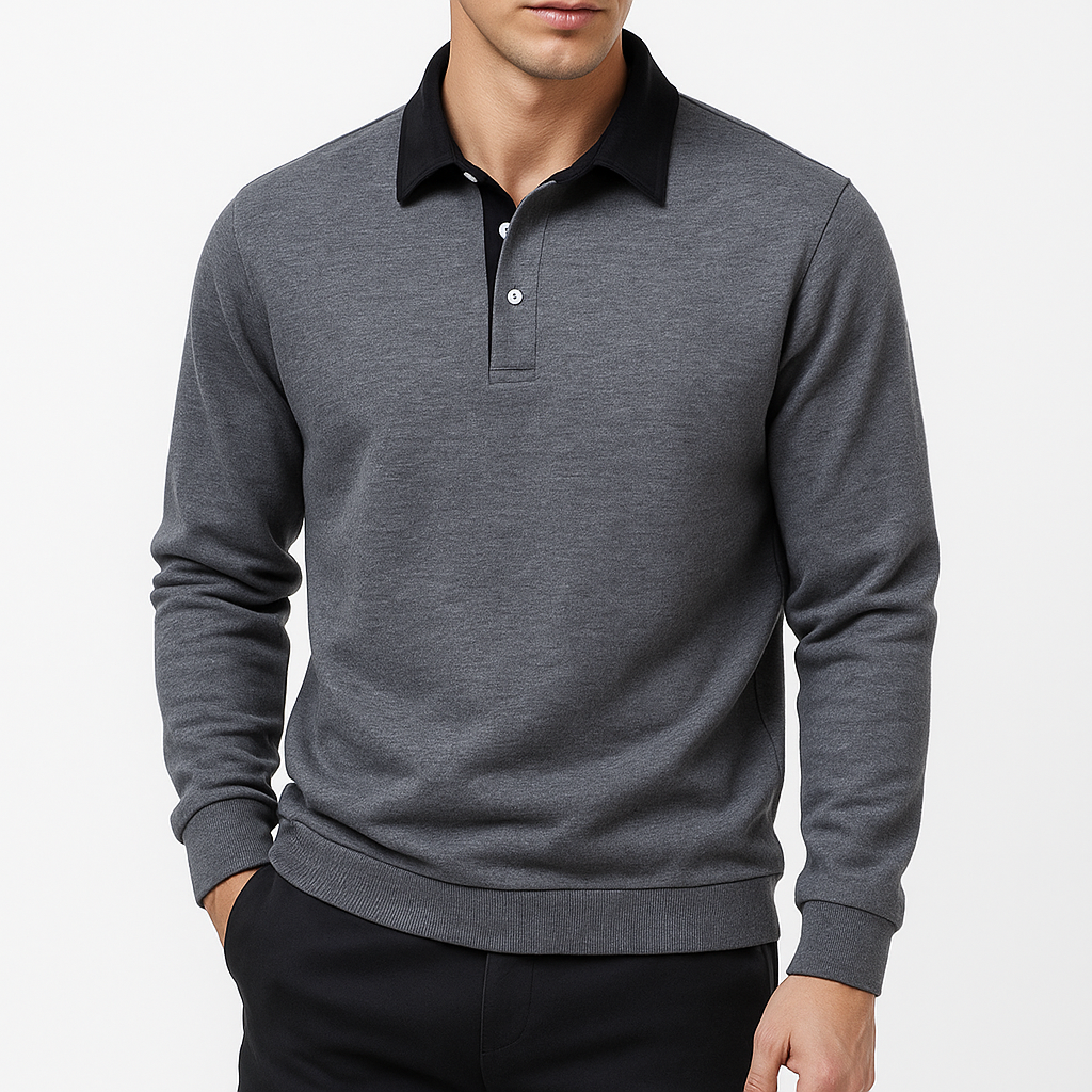 Sweat-shirt polo homme
