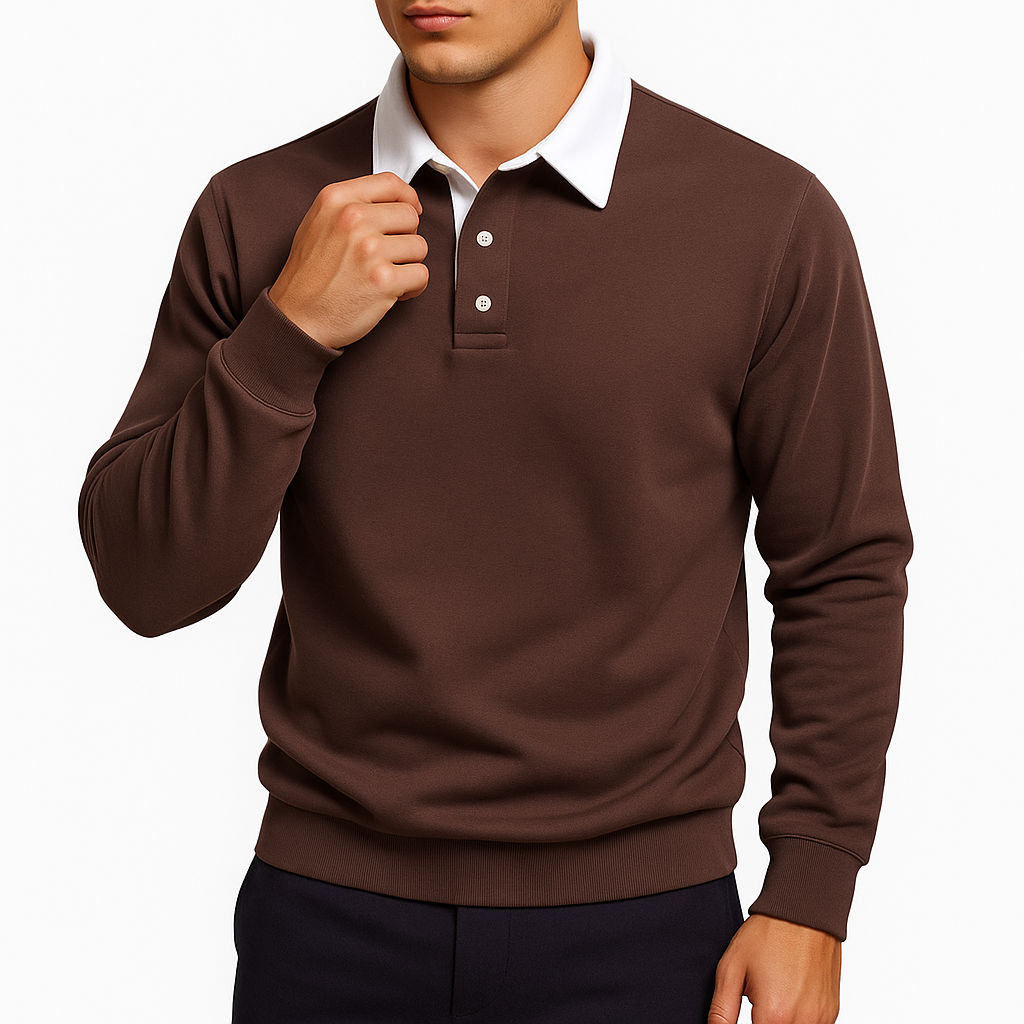 Sweat-shirt polo homme