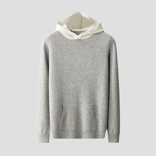 Sweat à capuche en maille pour femme avec détails de boutons