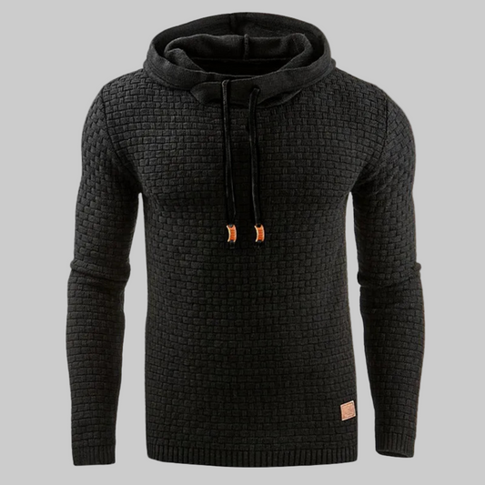 Sweat à capuche matelassé texturé pour homme