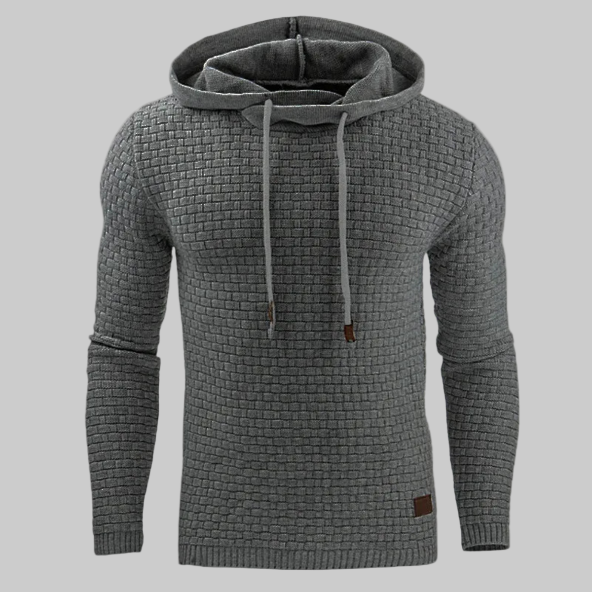 Sweat à capuche matelassé texturé pour homme