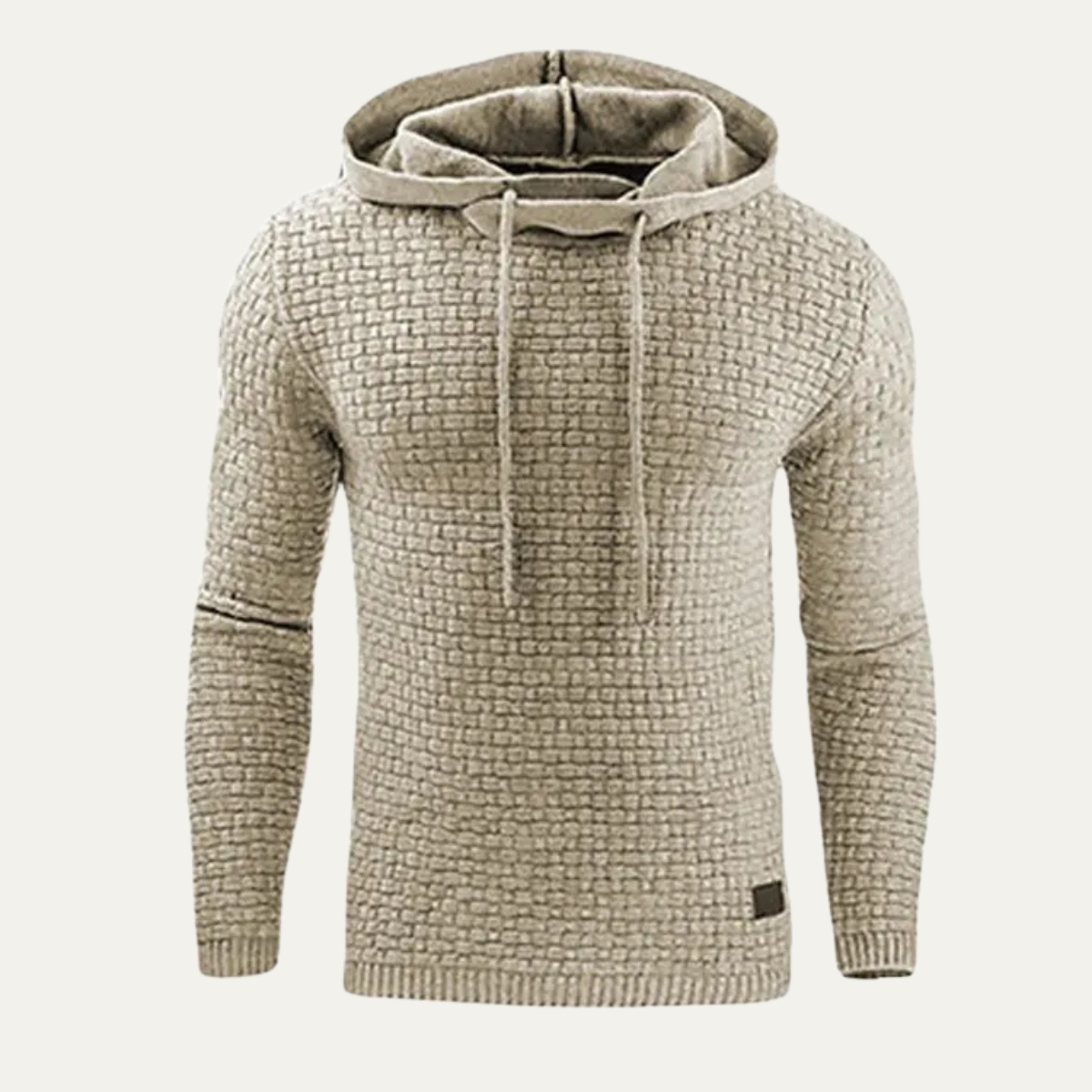 Sweat à capuche matelassé texturé pour homme