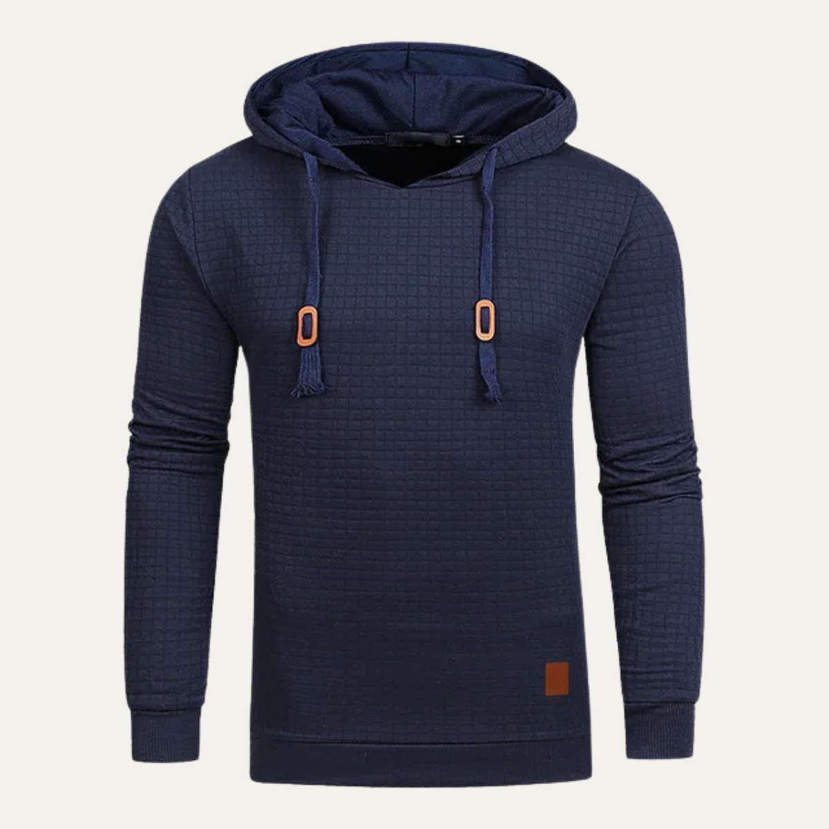Sweat à capuche matelassé texturé pour homme