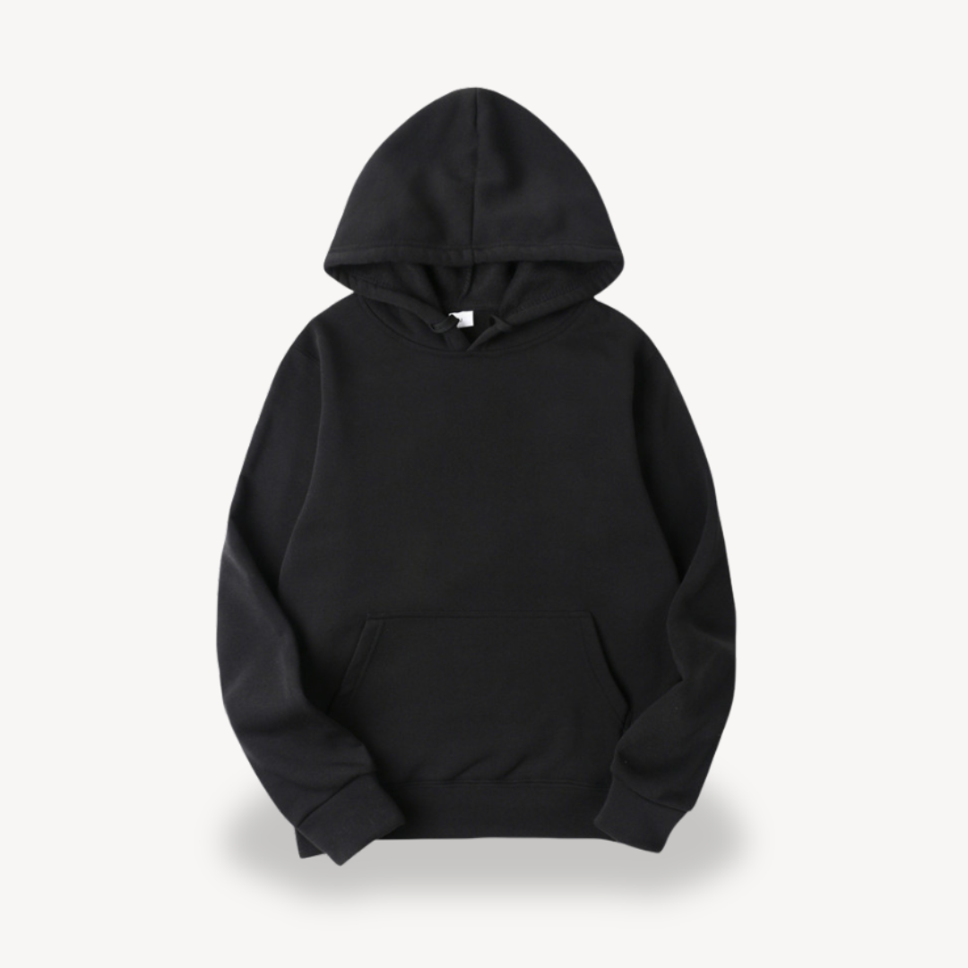 Sweat à capuche uni décontracté pour femme