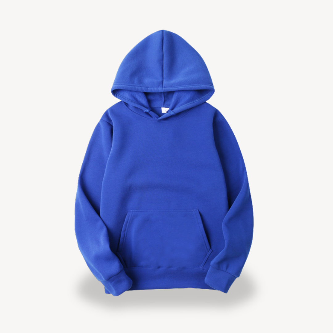 Sweat à capuche uni décontracté pour femme