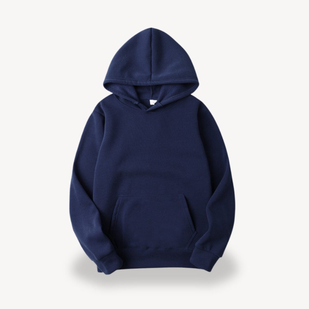 Sweat à capuche uni décontracté pour femme
