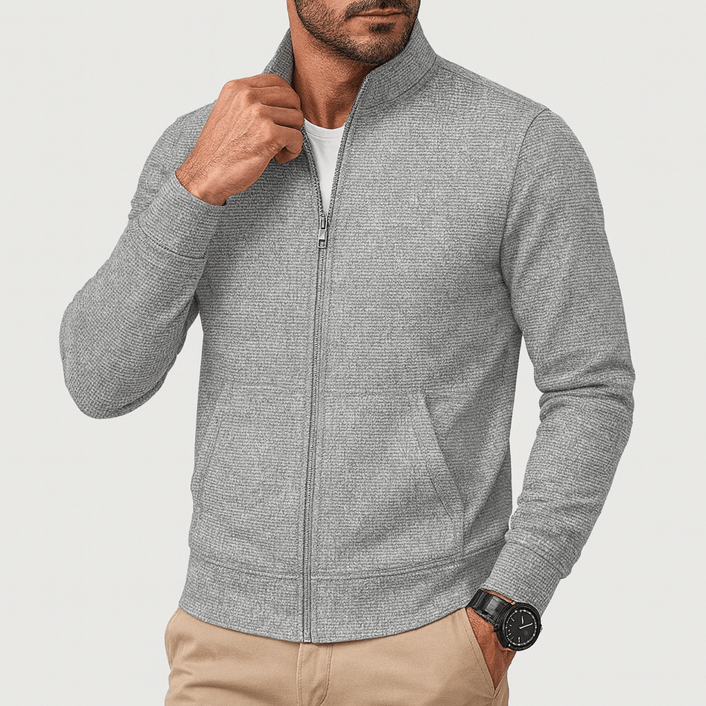 Veste-chemise zippée pour homme