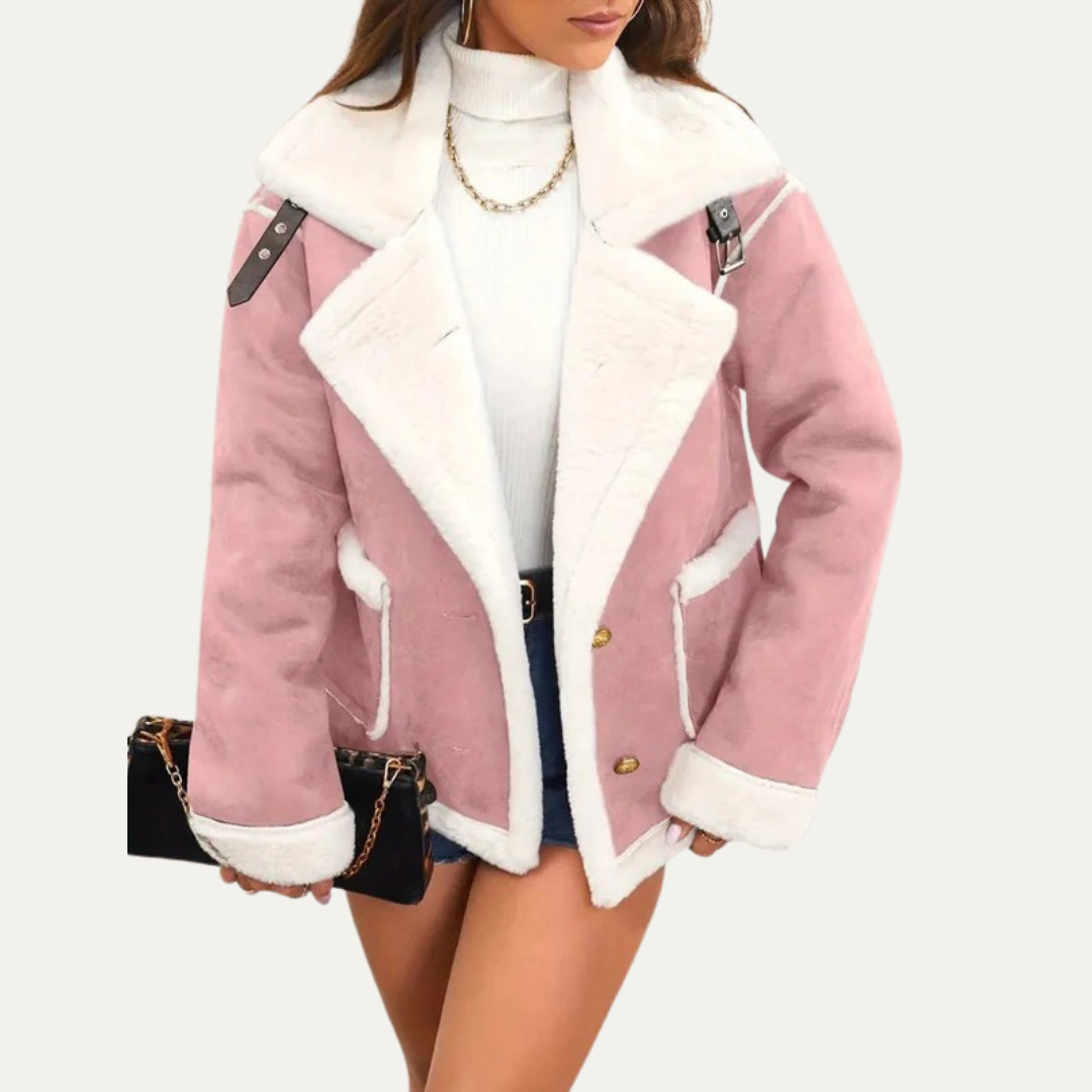 Veste aviateur courte pour femme
