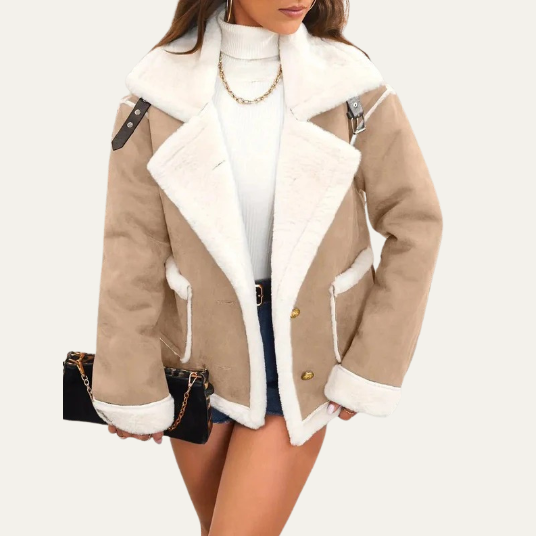 Veste aviateur courte pour femme