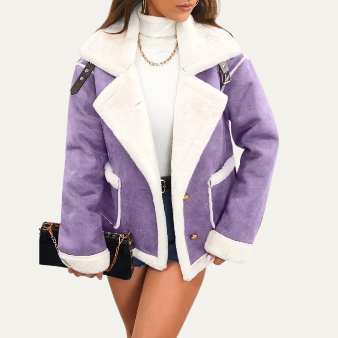 Veste aviateur courte pour femme