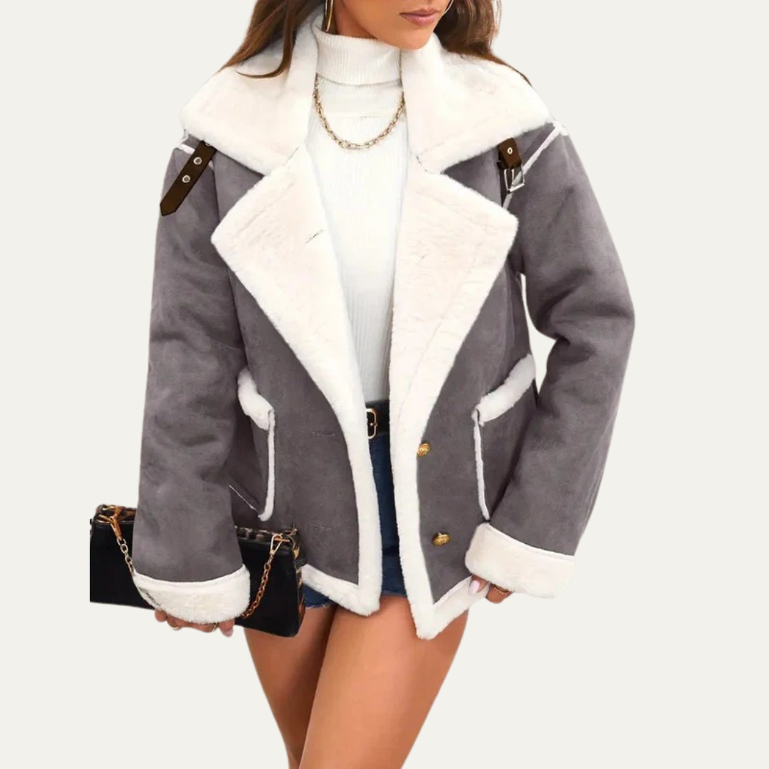 Veste aviateur courte pour femme